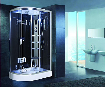 Душевая кабина Niagara Ultra 9030135R 120х80 асимметричная с крышей ориентация правая